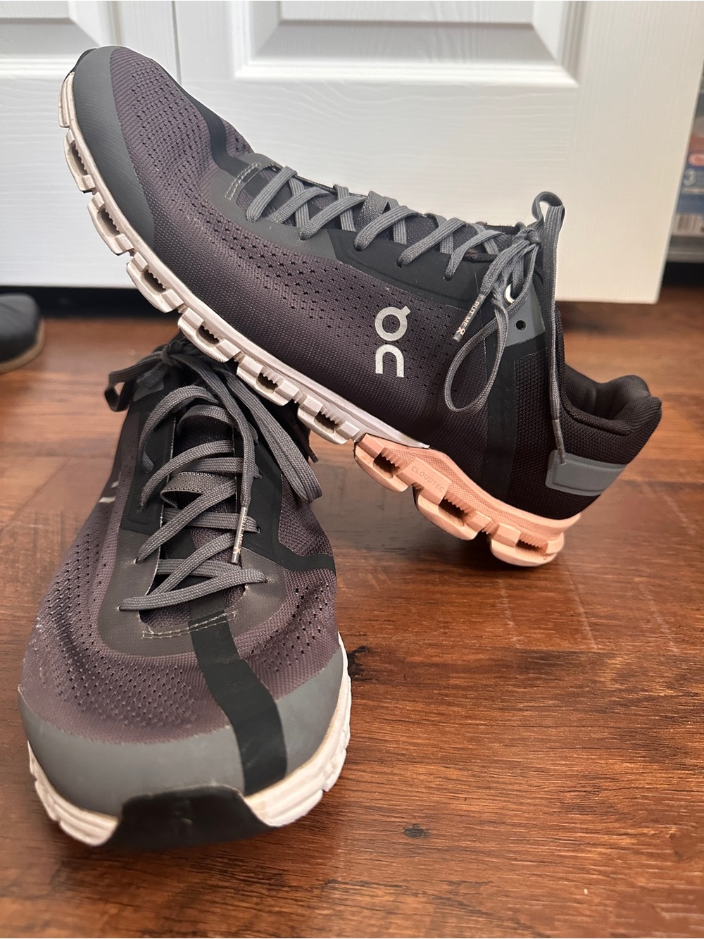 On Running Cloudflow 3.0 Rock Grey Rose Running Shoes 35.99234 Women Size 11